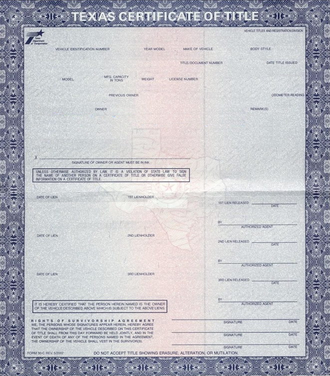 New Mexico Auto Title